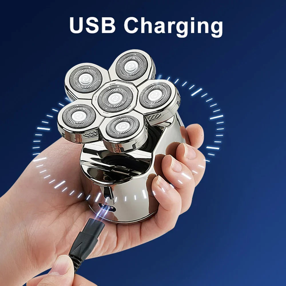 6-in-1 Grooming Kit for Hair, Beard & Body – Shave, Trim & Style Anywhere